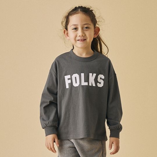 【25FW】FOLKS L/S Tシャツ / サンド