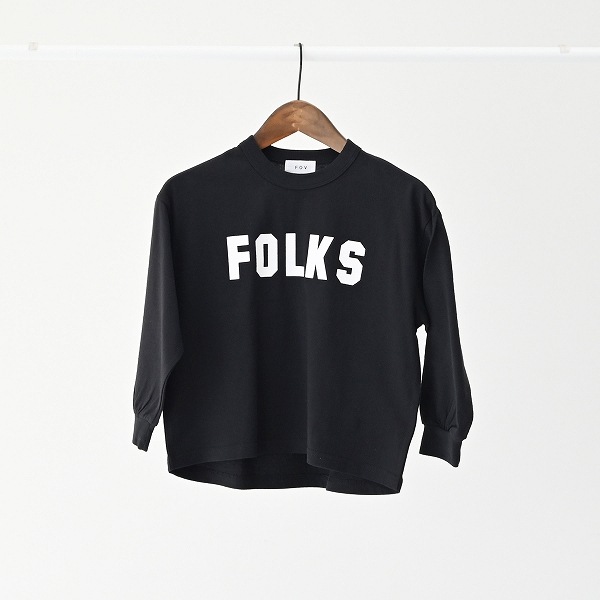 【25FW】FOLKS L/S Tシャツ / サンド