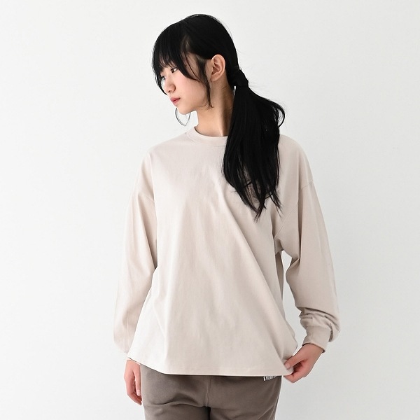 【25FW】PLAIN L/S Tシャツ / チャコールグレー