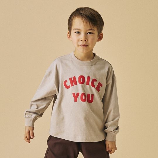 【25FW】CHOICEYOU L/S Tシャツ / ブルーグレー