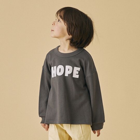 【25FW】HOPE トレーナー / アッシュグレー