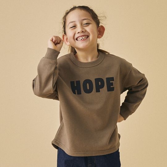 【25FW】HOPE トレーナー / アッシュグレー