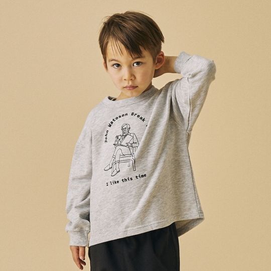 【25FW】JOHN トレーナー / 杢グレー