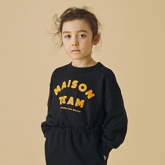 【25FW】MAISONTEAM トレーナー / 杢グレー