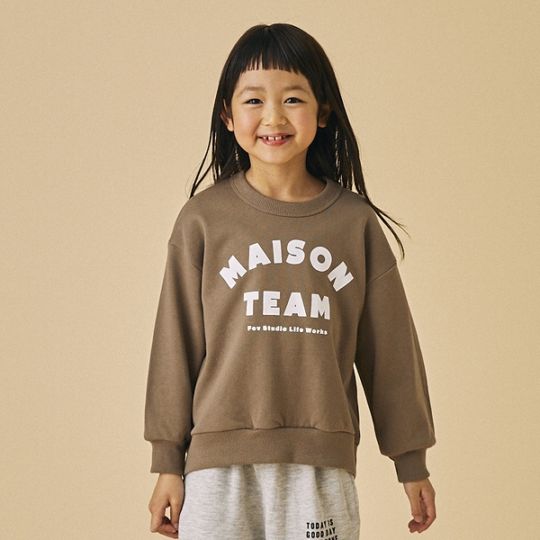【25FW】MAISONTEAM トレーナー / アッシュグレー
