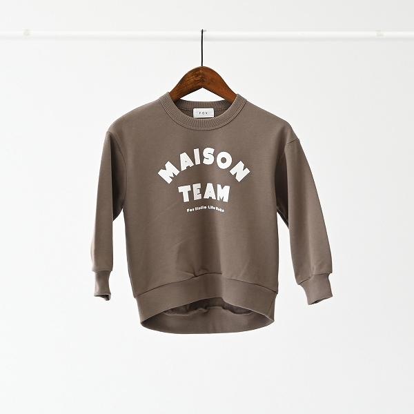 【25FW】MAISONTEAM トレーナー / ブラック