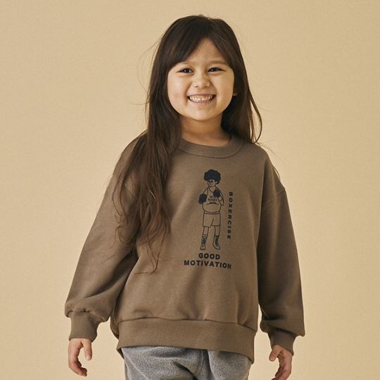 【25FW】BOXERCIZE ビッグトレーナー / アイボリー