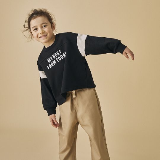 【25FW】フットボールトレーナー / チャコールグレー