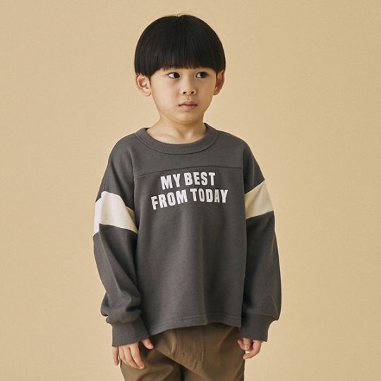 【25FW】フットボールトレーナー / チャコールグレー