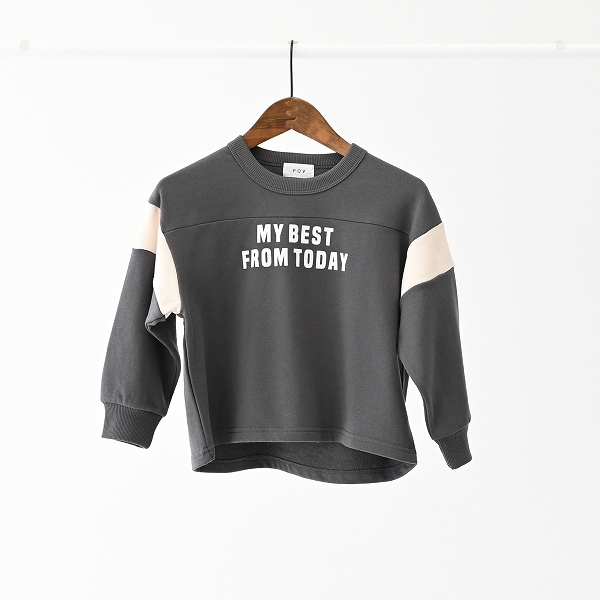 【25FW】フットボールトレーナー / アッシュグレー