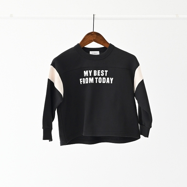 【25FW】フットボールトレーナー / チャコールグレー