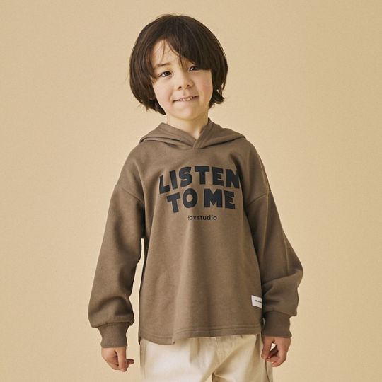 【25FW】LISTEN TO ME パーカー / アッシュグレー