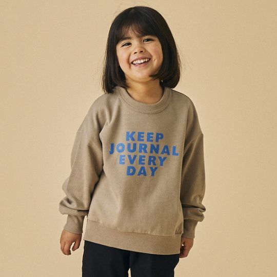 【25FW】KEEPJOURNAL ビッグトレーナー / グレージュ