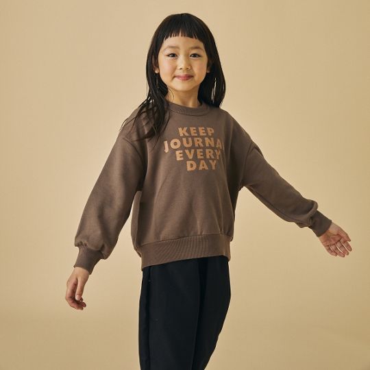 【25FW】KEEPJOURNAL ビッグトレーナー / アッシュブラウン