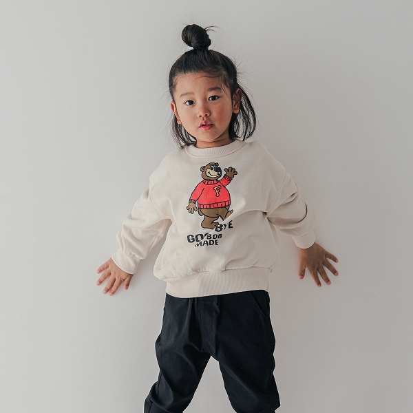 【25FW】F/B BEAR ビッグトレーナー / アイボリー