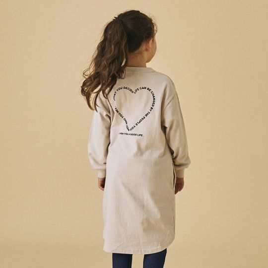 【25FW】HEART ワンピース / ブラック