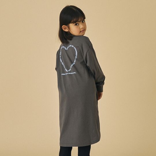【25FW】HEART ワンピース / ブラック