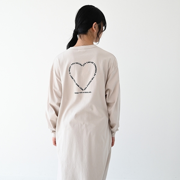 【25FW】HEART ワンピース / サンド