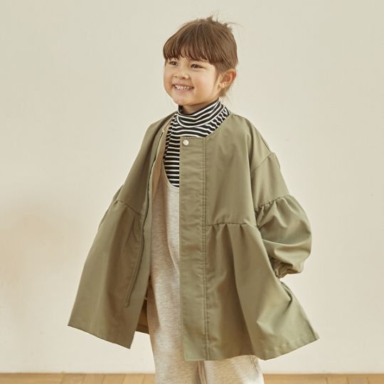 【25FW】ギャザーコート / ブラック