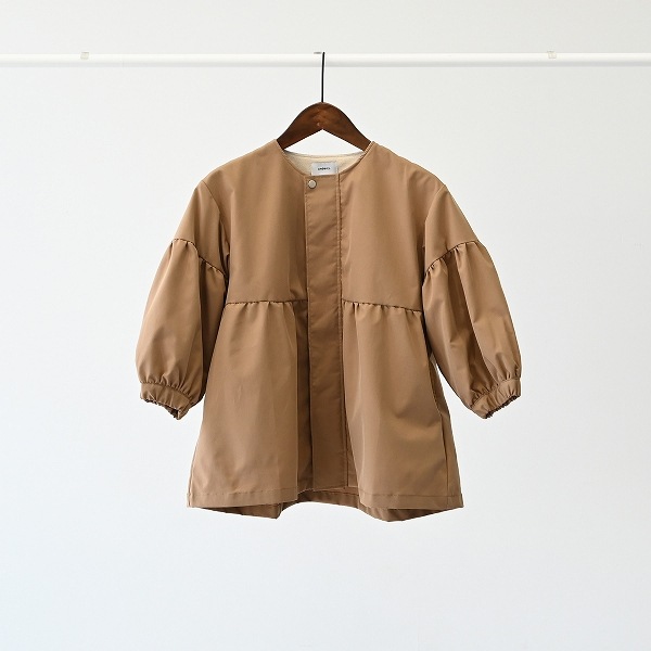【25FW】ギャザーコート / カーキ
