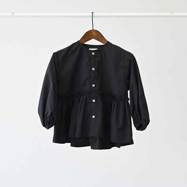【25FW】フレアブラウス / ブラック