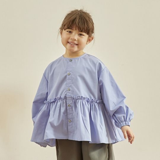 【25FW】フレアブラウス / ブラック