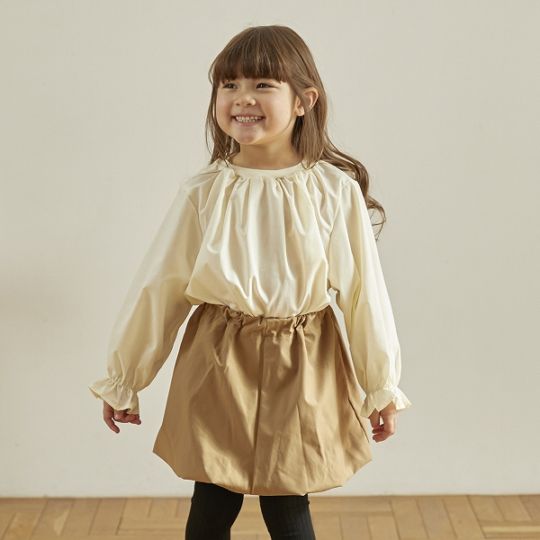 【25FW】ギャザーブラウス / ブラック