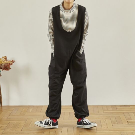 【25FW】イージーサロペット / ブラック
