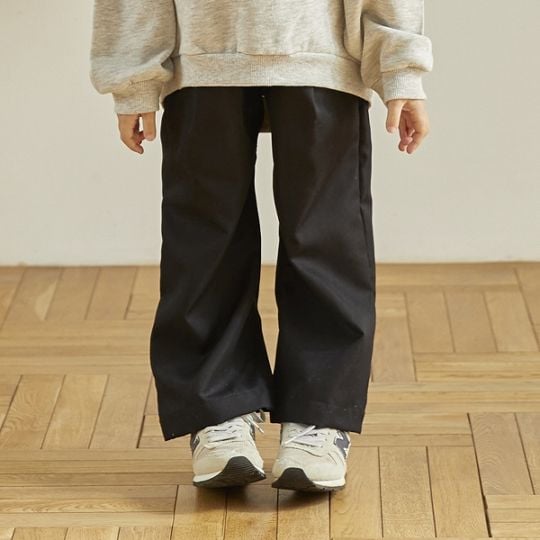 【25FW】ワイドフレアパンツ / ブラック