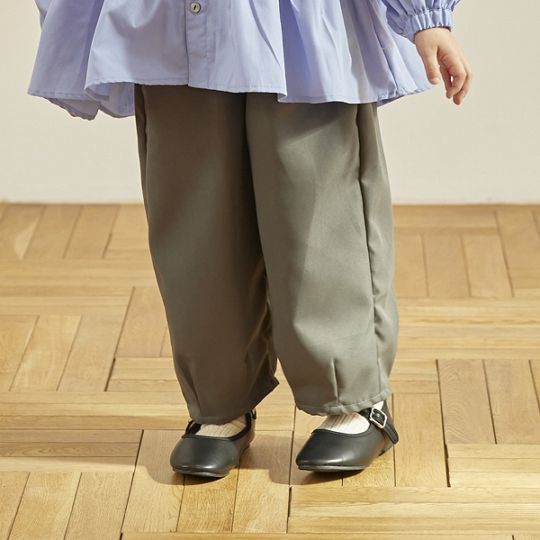 【25FW】タックバレルパンツ / チャコールグレー