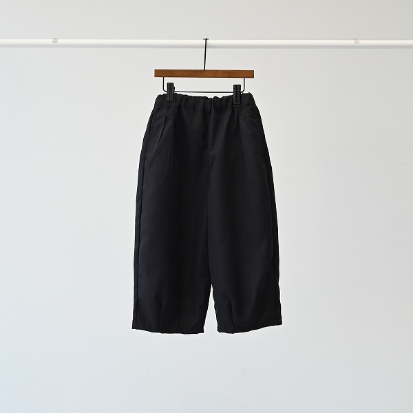 【25FW】タックバレルパンツ / ブラック