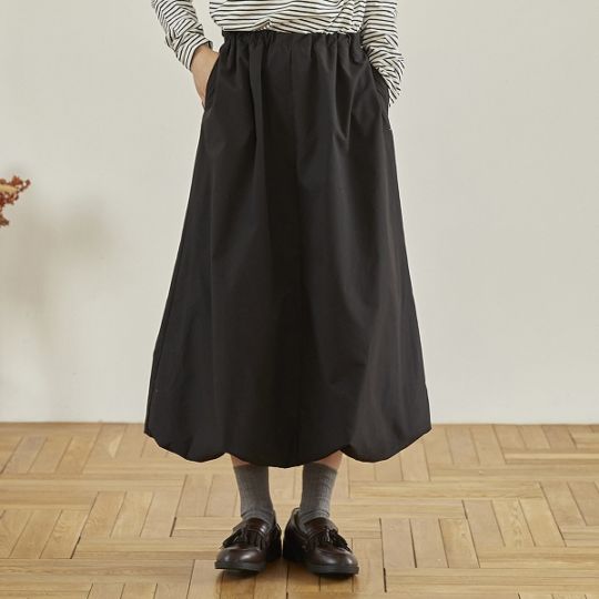 【25FW】バルーンスカート / ブラック