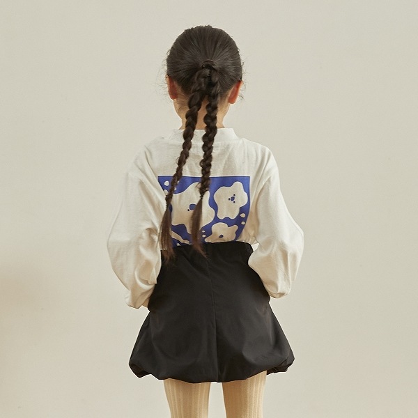 【25FW】FLOWERS L/S Tシャツ / サンド