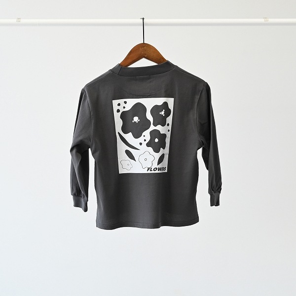 【25FW】FLOWERS L/S Tシャツ / ホワイト