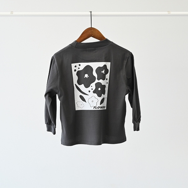 【25FW】FLOWERS L/S Tシャツ / サンド