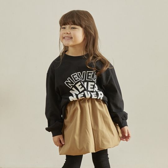 【25FW】NEVER L/S Tシャツ / チャコールグレー