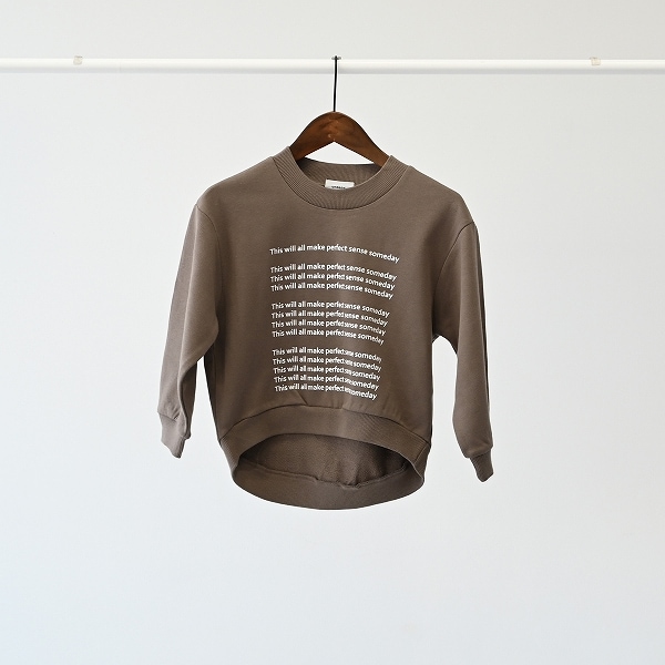 【25FW】LOGO プルオーバー / 杢グレー