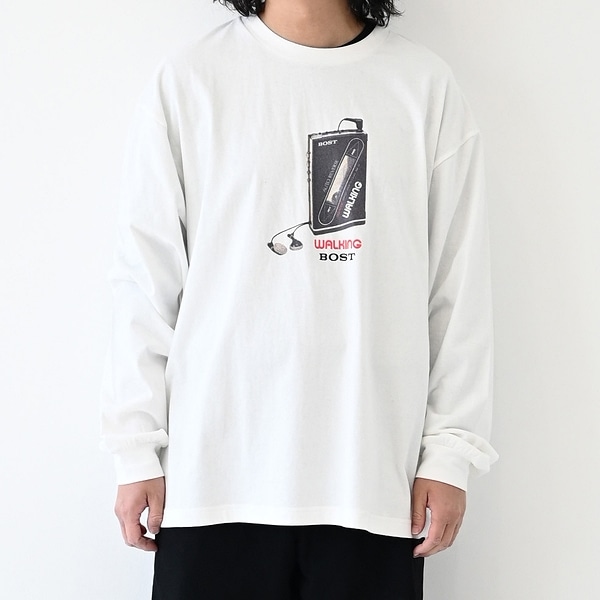【25FW】WALKINGBOST L/S Tシャツ / ホワイト