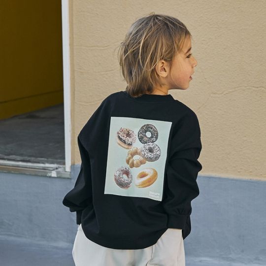 【25FW】Donut L/S Tシャツ / ブラック
