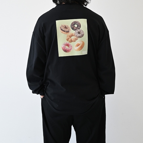 【25FW】Donut L/S Tシャツ / ブラック