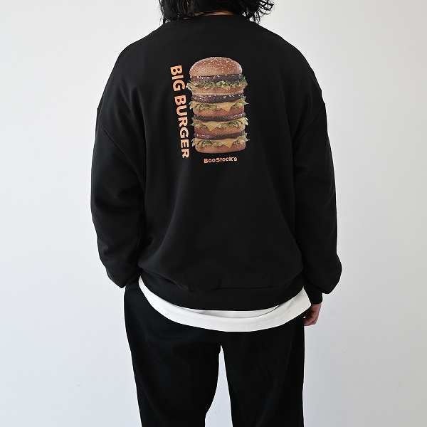 【25FW】BIGBURGER トレーナー / 杢グレー