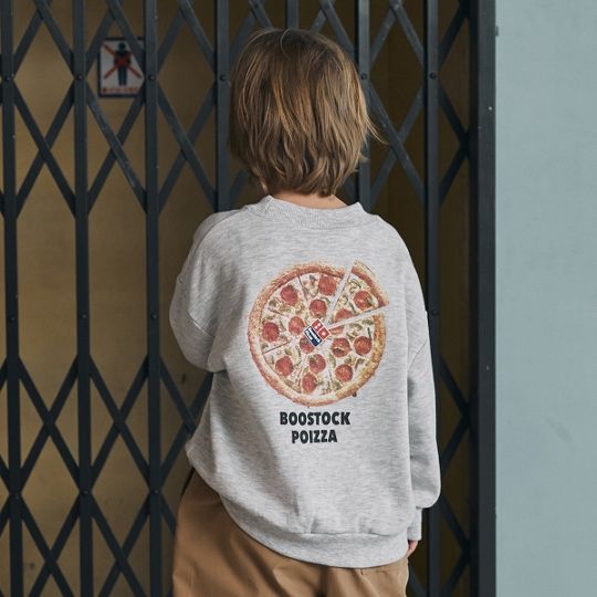 【25FW】POIZZA トレーナー / 杢グレー