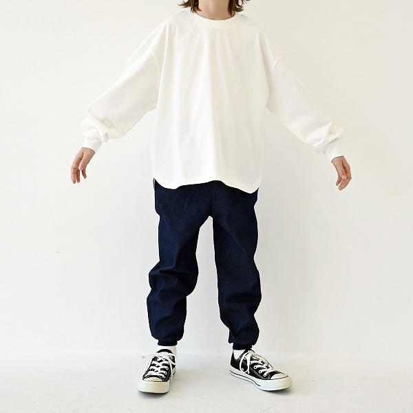 長袖 Tシャツ/ ホワイト