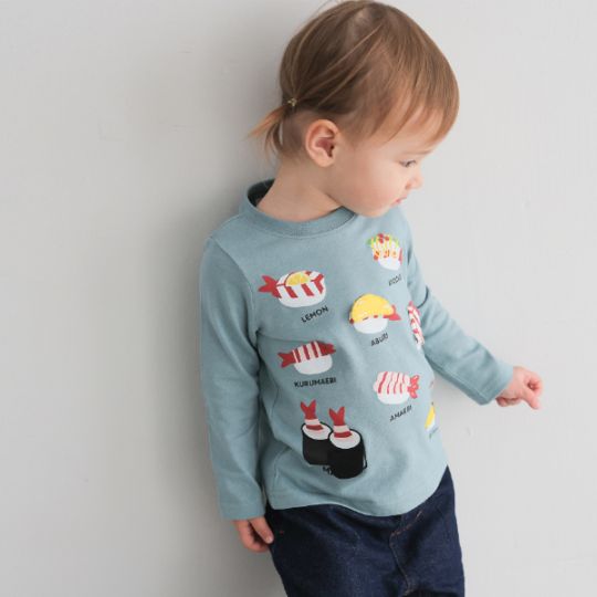 【25FW】えび祭り ロングＴシャツ / アイボリー