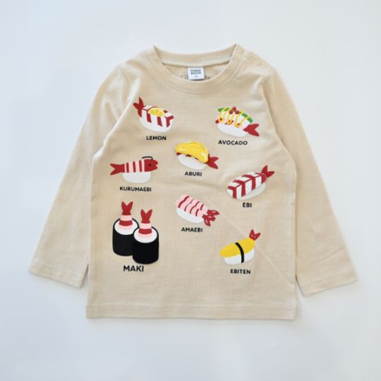 【25FW】えび祭り ロングＴシャツ / ピンク
