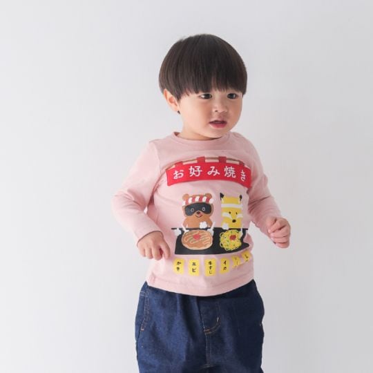 【25FW】お好み焼き ロングＴシャツ / アイボリー