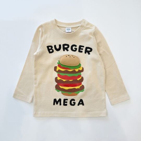 【25FW】メガバーガー ロングＴシャツ / ラベンダー