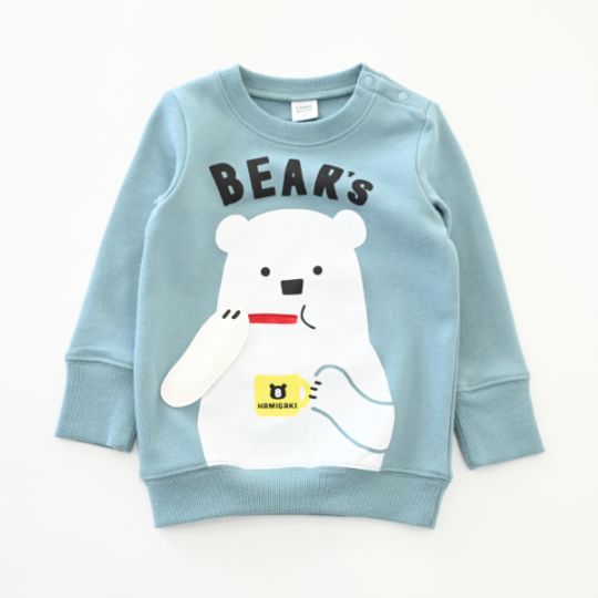 【25FW】しろくまの歯磨き トレーナー / パープル