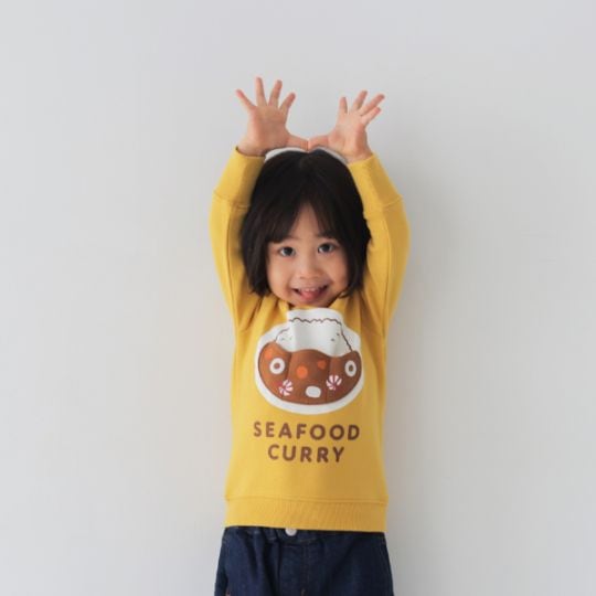 【25FW】シーフードカレー トレーナー / マスタード