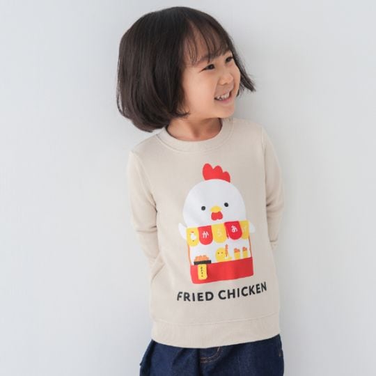 【25FW】からあげ トレーナー / アイボリー